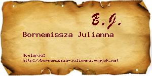 Bornemissza Julianna névjegykártya