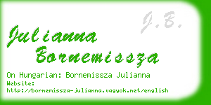 julianna bornemissza business card